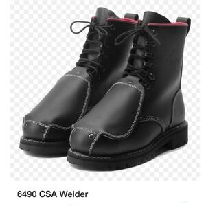 8.5 3E/ Men US 9.5 3E Dayton CSA Welder Boots Leather Metatarsal Guard Steel Toe